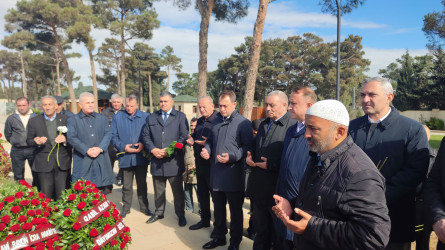 Vətən Müharibəsi Qəhrəmanı, şəhid Azad Hümbətovun məzarı ziyarət edilib