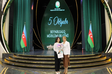 Nizami rayonunda Beynəlxalq Müəllimlər Günü münasibətilə tədbir keçirilib