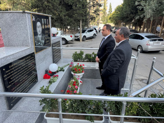 Vətən müharibəsi şəhidləri Eltun Qasımov və leytenant Namiq Cavadovun ailələri ziyarət edilib