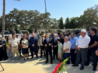 Vətən müharibəsi şəhidi Anar Vaqif oğlu Əliyevin doğum günündə xatirəsi anılıb