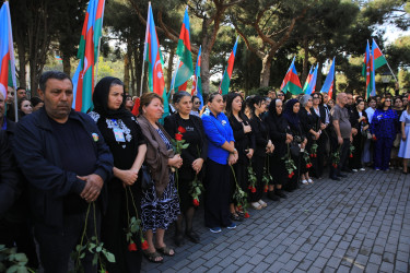 Nizami rayonunda 27 Sentyabr - Anım Günü münasibətilə silsilə tədbirlər keçirilib