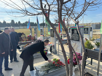 Vətən müharibəsi qəhrəmanı, şəhid baş leytenant Azad Hümbətovun doğum günü ilə əlaqədar əziz xatirəsi yad edilib