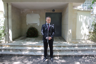 Nizami rayonunda Milli Qəhrəman İqor Kşnyakinin xatirə lövhəsinin açılışı olub