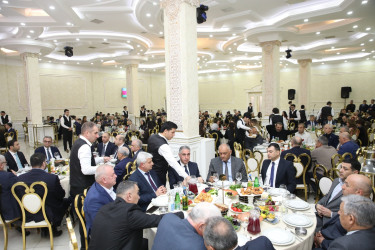 Nizami rayonunda iftar süfrəsi açılıb