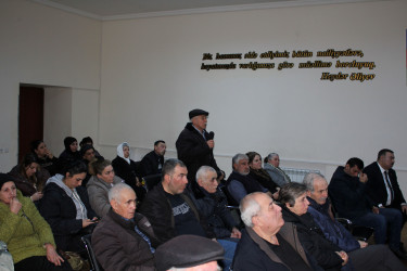 Rayon İcra Hakimiyyətinin başçısı növbəti səyyar qəbul keçirib