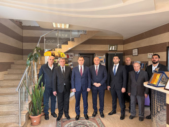 Nizami Rayon İcra Hakimiyyətinin başçısı TUNA QSC-də yeni avadanlıqların təqdimat mərasimində iştirak edib