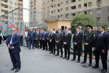 Birinci Qarabağ müharibəsində şəhid olmuş həkim-leytenant Məmmədov Mübariz İlyas  oğlu Keşlə qəsəbəsi Şəhidlər Xiyabanında torpağa tapşırılıb