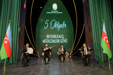 Nizami rayonunda Beynəlxalq Müəllimlər Günü münasibətilə tədbir keçirilib