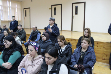 Nizami Rayon İcra Hakimiyyətinin başçısı Coşqun Cəbrayılov növbəti səyyar qəbul keçirib