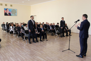 Nizami Rayon İcra Hakimiyyətinin başçısı Coşqun Cəbrayılovun sakinlərlə növbəti səyyar qəbulu keçirilib