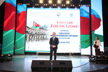 Nizami rayonunda Zəfər Gününün 5-ci ildönümü münasibətilə möhtəşəm tədbir keçirilib