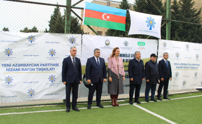 Nizami rayonunda Ümummilli Lider Heydər Əliyevin anadan olmasının 103-cü ildönümü münasibətilə futbol turniri keçirilib