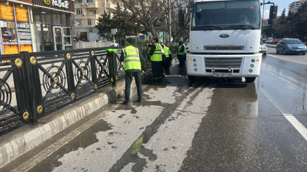 Nizami rayonunda Novruz bayramı ərəfəsində geniş təmizlik işləri aparılıb