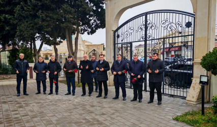 Vətən müharibəsi şəhidi Cavid Manafovun doğum günündə məzarı ziyarət edilib