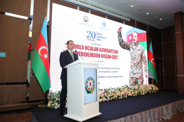 Nizami rayonunda Dövlət Suverenliyi Günü münasibətilə konfrans keçirilib