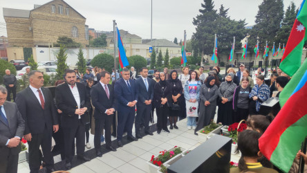 Vətən müharibəsi şəhidləri Hüseyn Fərhad oğlu Muradov və Əliyev Denis Aleksandroviçin xatirələri anılıb