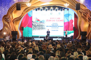 Nizami rayonunda Zəfər Gününün 5-ci ildönümü münasibətilə möhtəşəm tədbir keçirilib