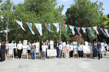 II Makeathon Nizami Festivalında rayon məktəbliləri və gənclərinin “Smart city” və “Sərbəst layihə” istiqamətləri üzrə hazırladıqları layihələr nümayiş etdirilib
