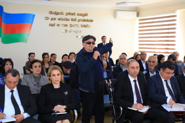 Nizami Rayon İcra Hakimiyyətinin başçısı aprel ayında növbəti səyyar qəbullar keçirib