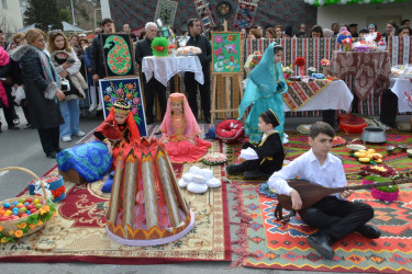 Nizami rayonunda Novruz şənliyi keçirilib