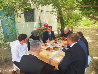 Vətən müharibəsi şəhidi Teymur Tehran oğlu Məcidzadənin ailəsi ziyarət edilib