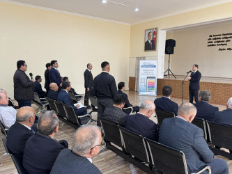 Nizami Rayon İcra Hakimiyyətinin başçısı rayon sakinləri ilə növbəti səyyar qəbul keçirib