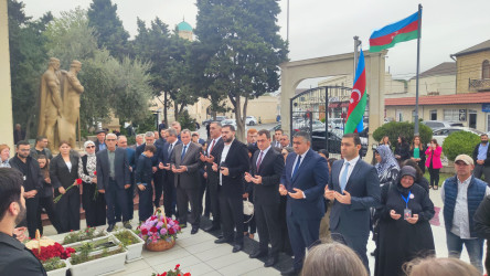Vətən müharibəsi şəhidləri Hüseyn Fərhad oğlu Muradov və Əliyev Denis Aleksandroviçin xatirələri anılıb
