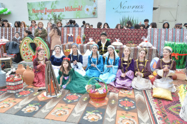 Nizami rayonunda Novruz şənliyi keçirilib