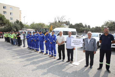 Nizami rayonunda mülki müdafiə üzrə nümunəvi məşqlər keçirilib
