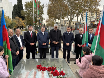 Vətən müharibəsi şəhidi Qələndər Alıyevin ildönümündə məzarı ziyarət edilib