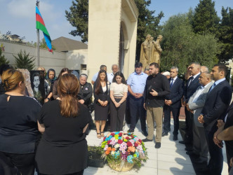 Vətən müharibəsi şəhidi Əhmədov Nicat Həsən oğlunun xatirəsi anılıb