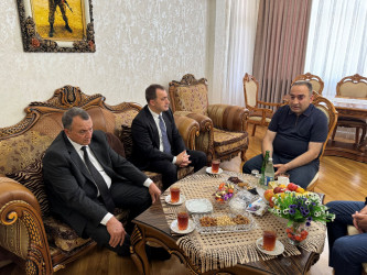 Vətən müharibəsi şəhidləri Eltun Qasımov və leytenant Namiq Cavadovun ailələri ziyarət edilib