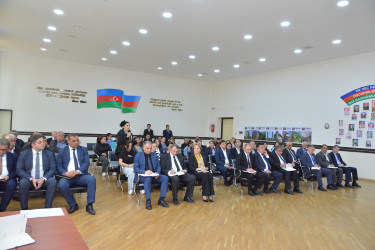 Nizami Rayon İcra Hakimiyyətinin başçısı aprel ayında növbəti səyyar qəbullar keçirib