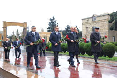 Nizami rayonunda Ulu Öndər Heydər Əliyevin Anım gününə həsr olunmuş tədbir keçirilib