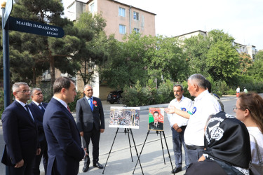 Nizami rayonunda Vətən müharibəsi şəhidi Mahir Dadaşzadə adına küçənin açılışı olub