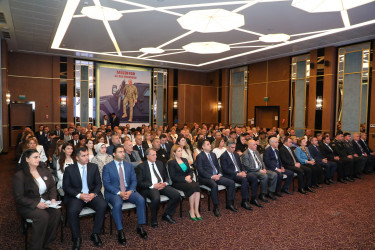 Nizami rayonunda Dövlət Suverenliyi Günü münasibətilə konfrans keçirilib