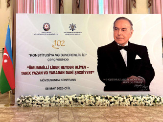 Nizami rayonunda “Ümummilli Lider Heydər Əliyev – tarix yazan və yaradan Dahi Şəxsiyyət” mövzusunda konfrans keçirilib