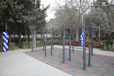 Nizami rayonu, Keşlə qəsəbəsinin parkı əsaslı təmirdən sonra sakinlərin istifadəsinə verildi