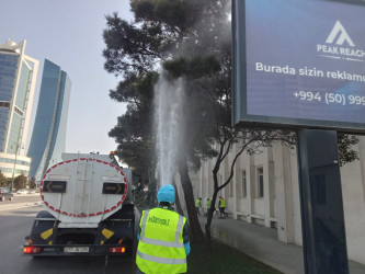 Nizami rayonunda Novruz bayramı ərəfəsində geniş təmizlik işləri aparılıb
