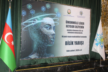 Nizami rayonunda məktəblilər arasında bilik yarışı keçirilib