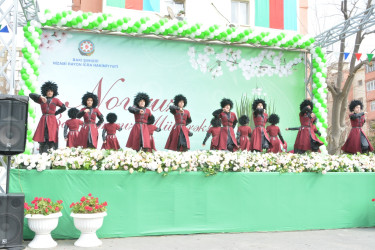 Nizami rayonunda Novruz şənliyi keçirilib