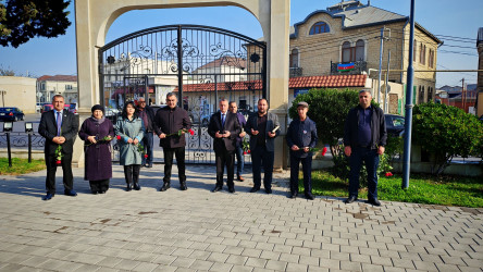 Vətən müharibəsi şəhidi Oktay Ağabəyovun doğum günündə məzarı ziyarət edilib
