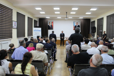 Nizami Rayon İcra Hakimiyyətinin başçısı Coşqun Cəbrayılov növbəti səyyar qəbul keçirib