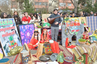 Nizami rayonunda Novruz şənliyi keçirilib