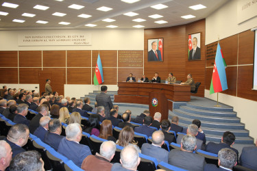 Nizami rayonunda mülki müdafiənin təşkili sahəsində görülən işlərlə bağlı müşavirə keçirilib