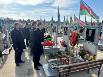 Vətən müharibəsi qəhrəmanı, şəhid baş leytenant Azad Hümbətovun doğum günü ilə əlaqədar əziz xatirəsi yad edilib