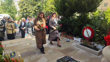 Vətən Müharibəsi şəhidi, mayor İlkin Cəfər oğlu Rzayevin xatirə kompleksi ziyarət edilib