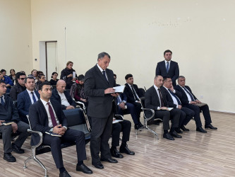 Nizami Rayon İcra Hakimiyyətinin başçısı rayon sakinləri ilə növbəti səyyar qəbul keçirib