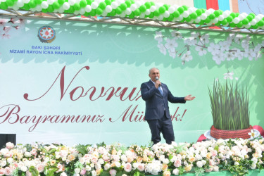 Nizami rayonunda Novruz şənliyi keçirilib