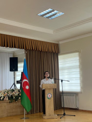 Nizami rayonunda “Heydər Əliyev və Azərbaycan tarixi” mövzusunda referat yazı müsabiqəsinin yekun mərhələsi keçirilib